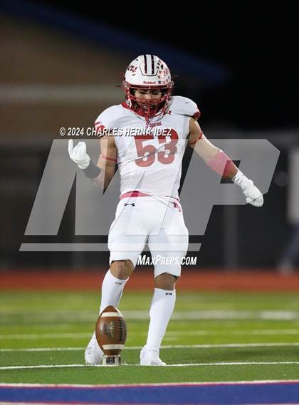 Thumbnail 3 in Grapeland vs Bremond (UIL 2A Football Division II Quarterfinal Playoff) photogallery.