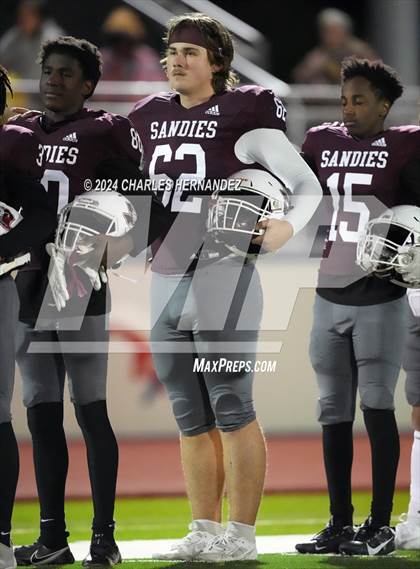 Thumbnail 1 in Grapeland vs Bremond (UIL 2A Football Division II Quarterfinal Playoff) photogallery.
