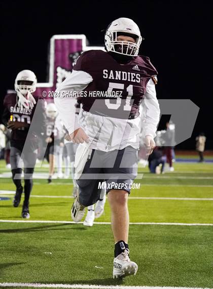 Thumbnail 3 in Grapeland vs Bremond (UIL 2A Football Division II Quarterfinal Playoff) photogallery.