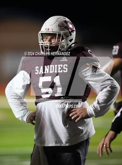 Thumbnail 1 in Grapeland vs Bremond (UIL 2A Football Division II Quarterfinal Playoff) photogallery.