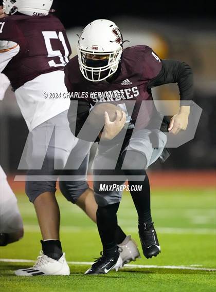 Thumbnail 1 in Grapeland vs Bremond (UIL 2A Football Division II Quarterfinal Playoff) photogallery.