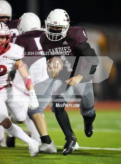 Thumbnail 3 in Grapeland vs Bremond (UIL 2A Football Division II Quarterfinal Playoff) photogallery.