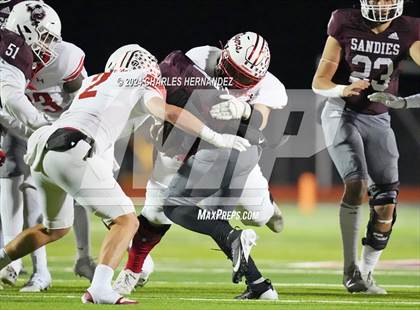 Thumbnail 1 in Grapeland vs Bremond (UIL 2A Football Division II Quarterfinal Playoff) photogallery.