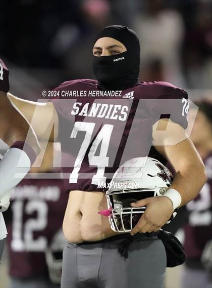 Thumbnail 3 in Grapeland vs Bremond (UIL 2A Football Division II Quarterfinal Playoff) photogallery.