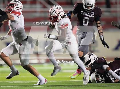 Thumbnail 2 in Grapeland vs Bremond (UIL 2A Football Division II Quarterfinal Playoff) photogallery.