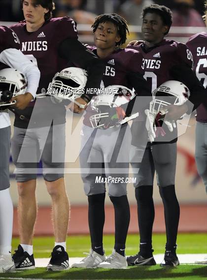 Thumbnail 2 in Grapeland vs Bremond (UIL 2A Football Division II Quarterfinal Playoff) photogallery.