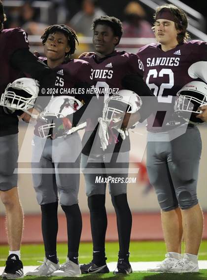 Thumbnail 3 in Grapeland vs Bremond (UIL 2A Football Division II Quarterfinal Playoff) photogallery.