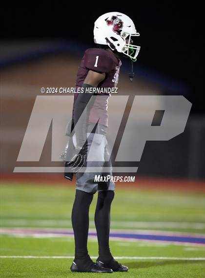 Thumbnail 2 in Grapeland vs Bremond (UIL 2A Football Division II Quarterfinal Playoff) photogallery.