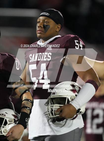 Thumbnail 2 in Grapeland vs Bremond (UIL 2A Football Division II Quarterfinal Playoff) photogallery.