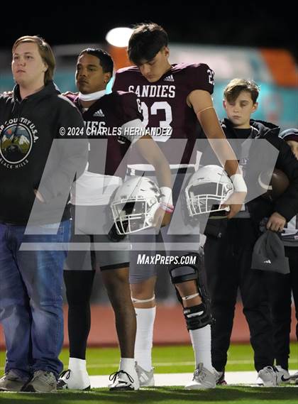 Thumbnail 1 in Grapeland vs Bremond (UIL 2A Football Division II Quarterfinal Playoff) photogallery.