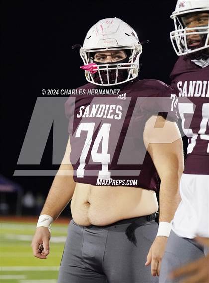 Thumbnail 3 in Grapeland vs Bremond (UIL 2A Football Division II Quarterfinal Playoff) photogallery.