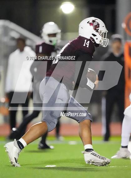 Thumbnail 2 in Grapeland vs Bremond (UIL 2A Football Division II Quarterfinal Playoff) photogallery.
