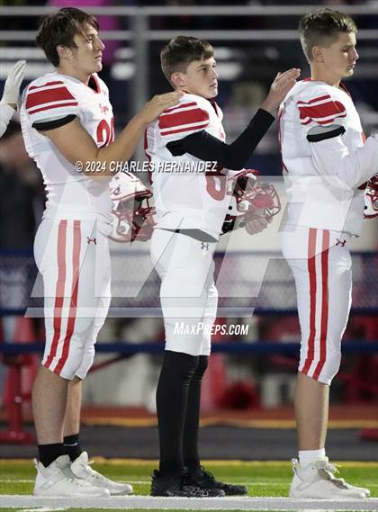 Thumbnail 3 in Grapeland vs Bremond (UIL 2A Football Division II Quarterfinal Playoff) photogallery.