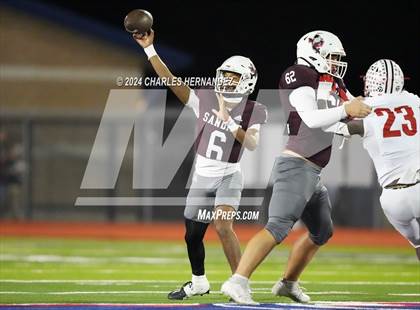 Thumbnail 2 in Grapeland vs Bremond (UIL 2A Football Division II Quarterfinal Playoff) photogallery.