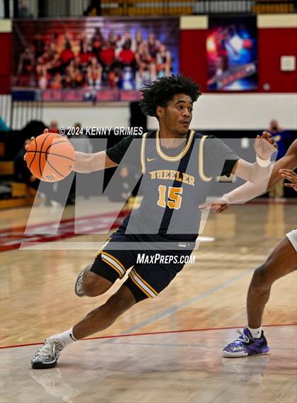 Thumbnail 1 in Norcross vs. Wheeler Georgia Nike Elite Showcase) photogallery.