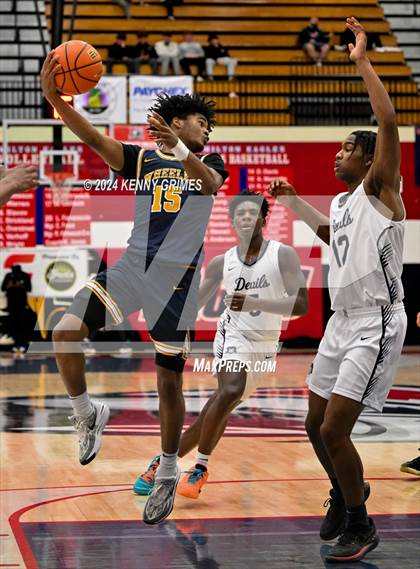 Thumbnail 3 in Norcross vs. Wheeler Georgia Nike Elite Showcase) photogallery.