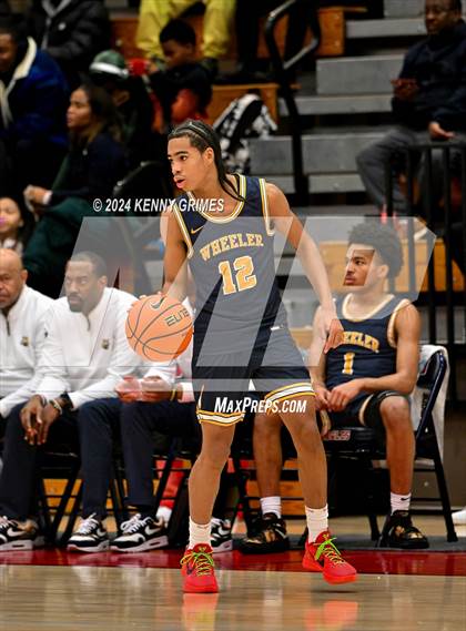 Thumbnail 1 in Norcross vs. Wheeler Georgia Nike Elite Showcase) photogallery.