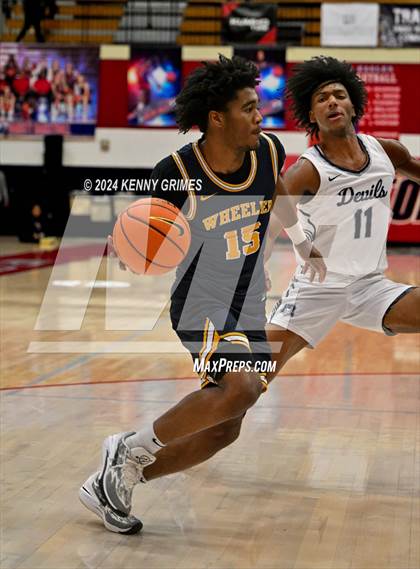 Thumbnail 3 in Norcross vs. Wheeler Georgia Nike Elite Showcase) photogallery.