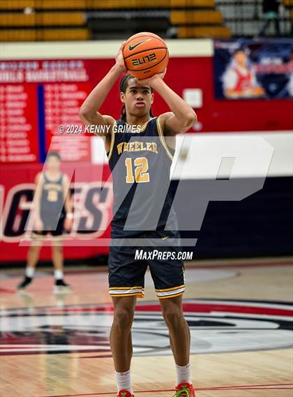 Thumbnail 1 in Norcross vs. Wheeler Georgia Nike Elite Showcase) photogallery.