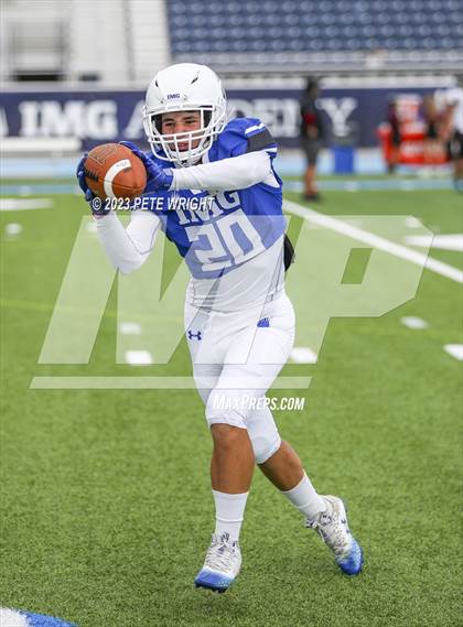 Thumbnail 3 in IMG Academy Blue vs Faith Christian Football photogallery.