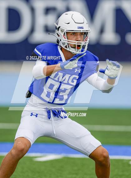 Thumbnail 3 in IMG Academy Blue vs Faith Christian Football photogallery.