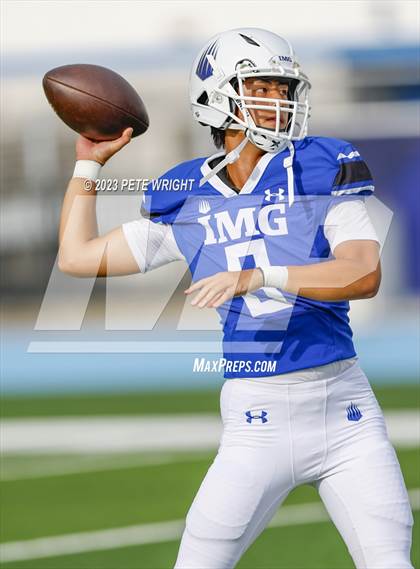 Thumbnail 1 in IMG Academy Blue vs Faith Christian Football photogallery.