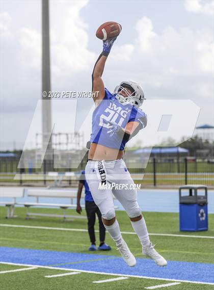 Thumbnail 3 in IMG Academy Blue vs Faith Christian Football photogallery.