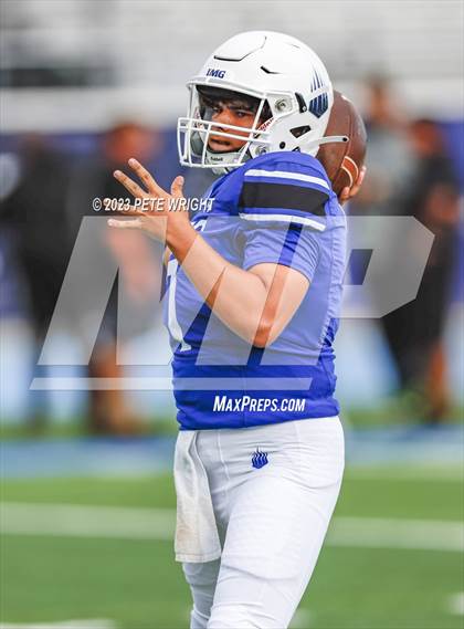 Thumbnail 3 in IMG Academy Blue vs Faith Christian Football photogallery.