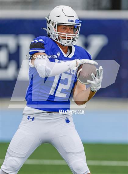 Thumbnail 1 in IMG Academy Blue vs Faith Christian Football photogallery.