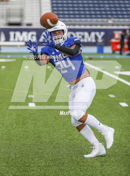 Thumbnail 1 in IMG Academy Blue vs Faith Christian Football photogallery.