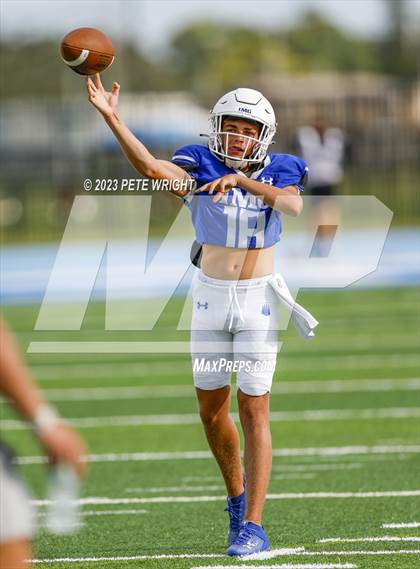 Thumbnail 2 in IMG Academy Blue vs Faith Christian Football photogallery.