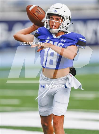 Thumbnail 2 in IMG Academy Blue vs Faith Christian Football photogallery.
