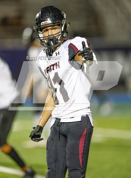 Thumbnail 1 in IMG Academy Blue vs Faith Christian Football photogallery.