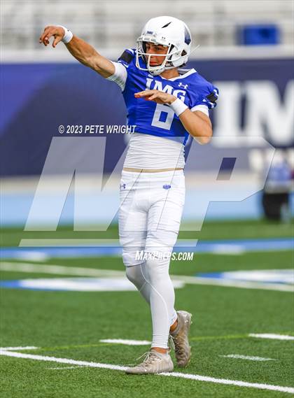 Thumbnail 2 in IMG Academy Blue vs Faith Christian Football photogallery.