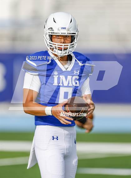 Thumbnail 3 in IMG Academy Blue vs Faith Christian Football photogallery.