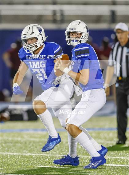 Thumbnail 2 in IMG Academy Blue vs Faith Christian Football photogallery.