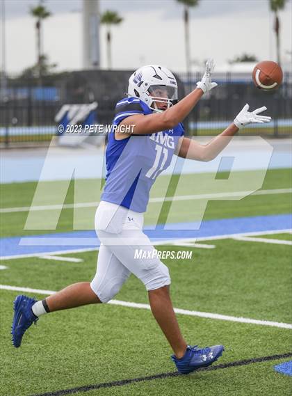 Thumbnail 1 in IMG Academy Blue vs Faith Christian Football photogallery.