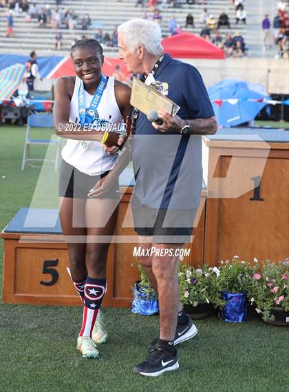 Thumbnail 1 in CIF State Track and Field Championships (Girls 100 Meter) photogallery.