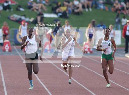 Thumbnail 1 in CIF State Track and Field Championships (Girls 100 Meter) photogallery.
