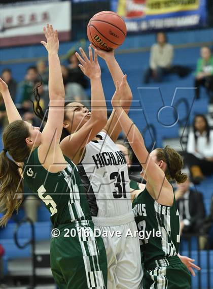 Thumbnail 3 in Olympus vs. Highland (UHSAA 4A First Round) photogallery.