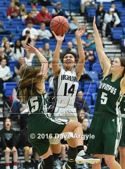 Thumbnail 2 in Olympus vs. Highland (UHSAA 4A First Round) photogallery.