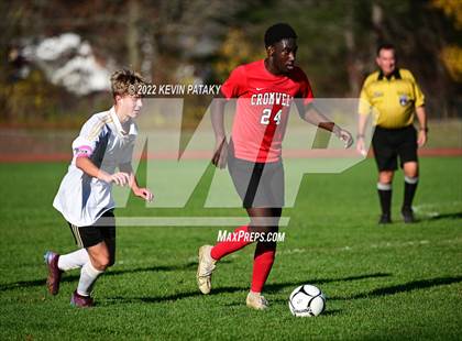 Thumbnail 3 in Joel Barlow @ Cromwell (CIAC Class M 1st Round) photogallery.