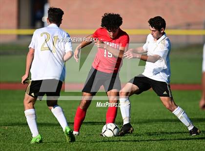 Thumbnail 3 in Joel Barlow @ Cromwell (CIAC Class M 1st Round) photogallery.