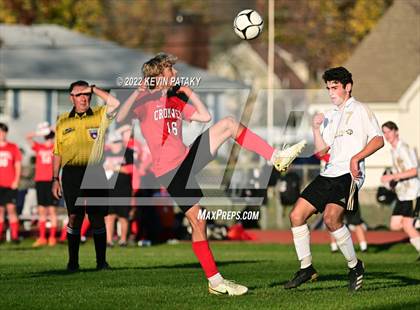 Thumbnail 1 in Joel Barlow @ Cromwell (CIAC Class M 1st Round) photogallery.