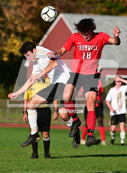 Thumbnail 2 in Joel Barlow @ Cromwell (CIAC Class M 1st Round) photogallery.