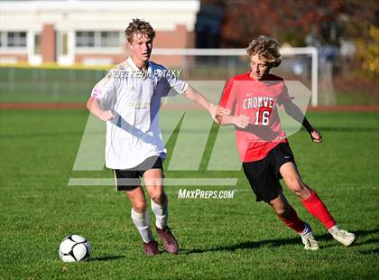 Thumbnail 2 in Joel Barlow @ Cromwell (CIAC Class M 1st Round) photogallery.