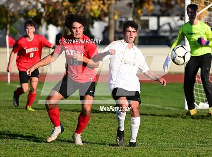 Thumbnail 2 in Joel Barlow @ Cromwell (CIAC Class M 1st Round) photogallery.