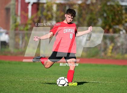 Thumbnail 2 in Joel Barlow @ Cromwell (CIAC Class M 1st Round) photogallery.