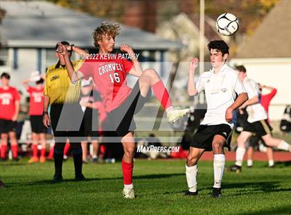 Thumbnail 2 in Joel Barlow @ Cromwell (CIAC Class M 1st Round) photogallery.