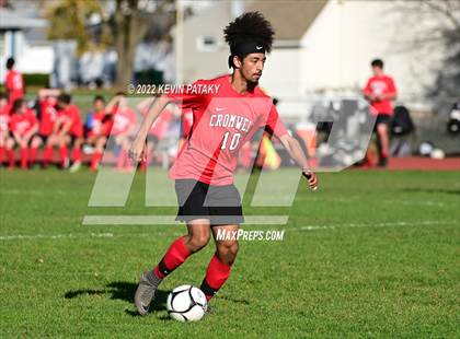 Thumbnail 2 in Joel Barlow @ Cromwell (CIAC Class M 1st Round) photogallery.